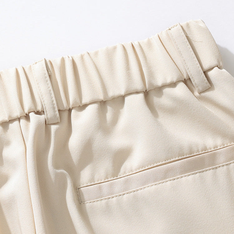 Trousers Pleated Front Relaxed Fit for Men