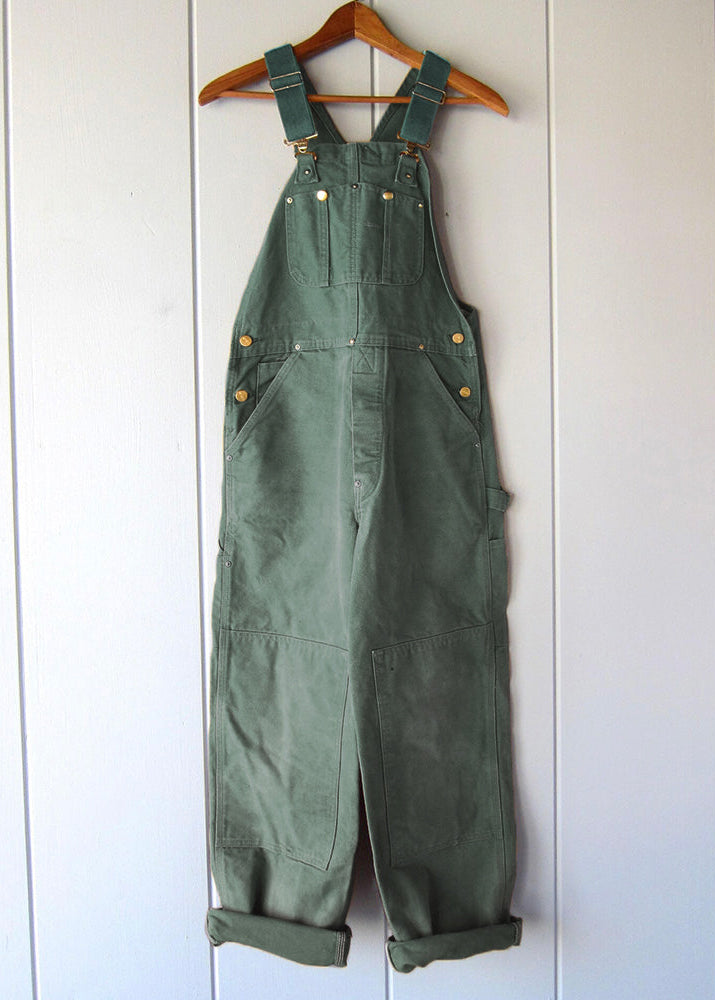 Overalls Multiple Pockets Adjustable Straps for Women
