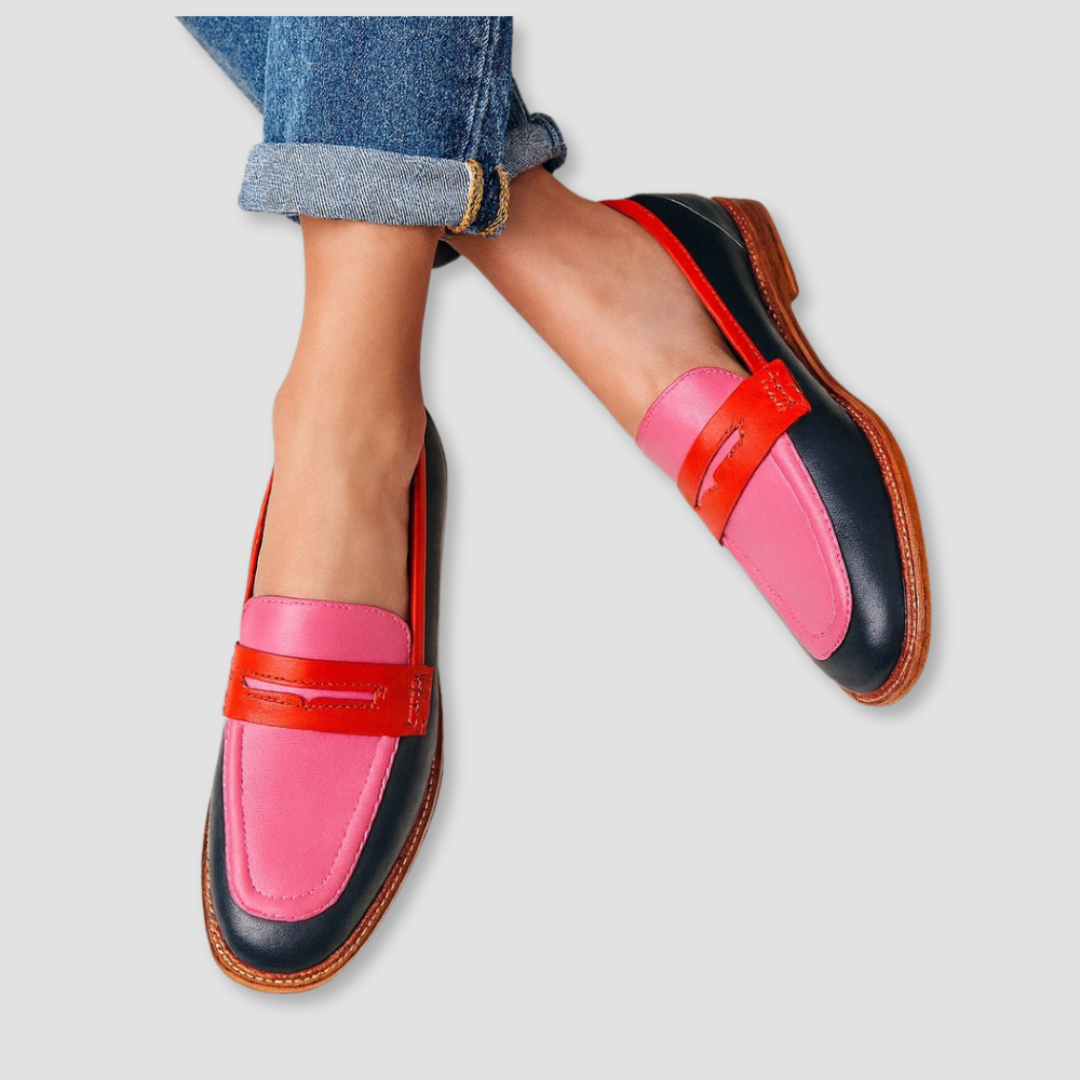 Loafers Multi-Color Round Toe for Women | Perfect for Everyday Wear