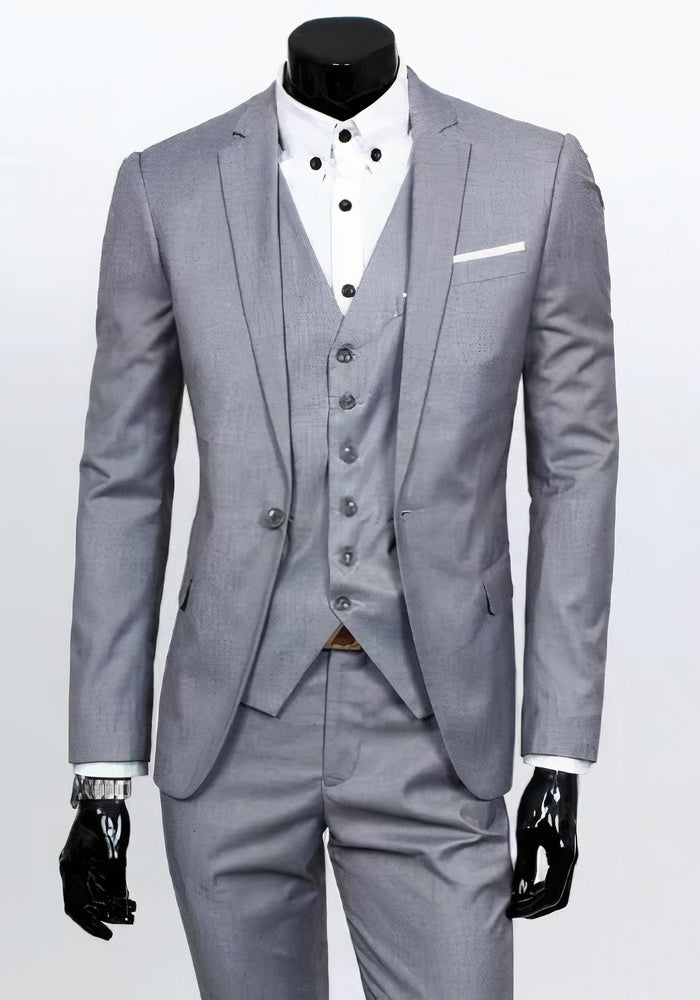 Three-Piece Suit Set Tailored Fit for Men | Perfect for Formal Occasions