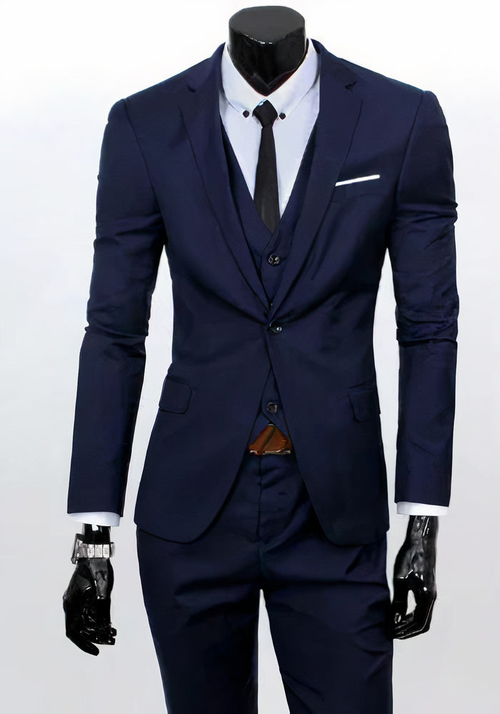Three-Piece Suit Set Tailored Fit for Men | Perfect for Formal Occasions