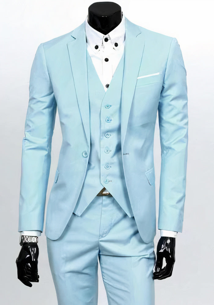 Three-Piece Suit Set Tailored Fit for Men | Perfect for Formal Occasions