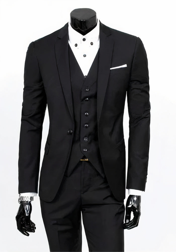 Three-Piece Suit Set Tailored Fit for Men | Perfect for Formal Occasions