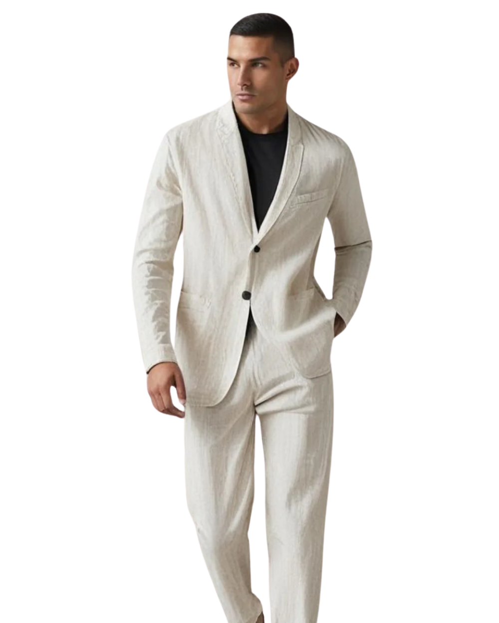 Linen Blazer and Trousers Set for Men | Perfect for Summer