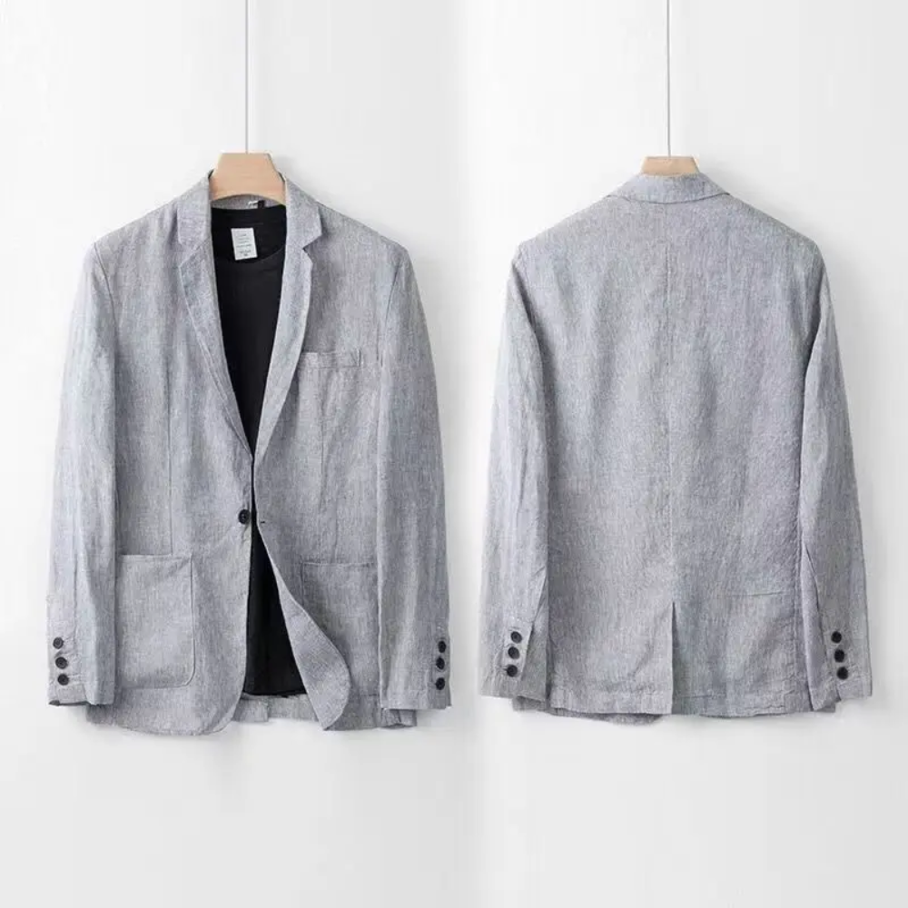 Linen Blazer and Trousers Set for Men | Perfect for Summer