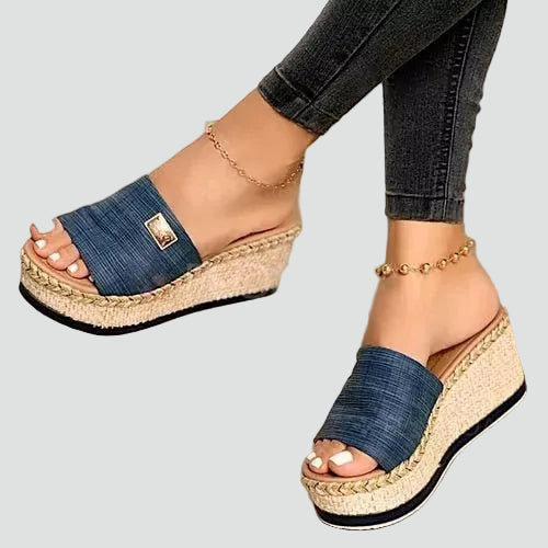 Wedge Sandals Slip-On Open Toe for Women | Perfect for Summer
