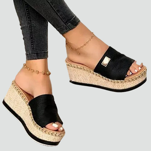 Wedge Sandals Slip-On Open Toe for Women | Perfect for Summer