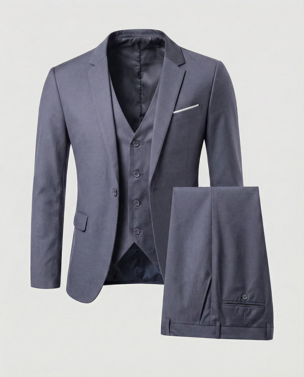 Men's Slim Fit Suit Two-Piece Notch Lapel | Perfect for the Office