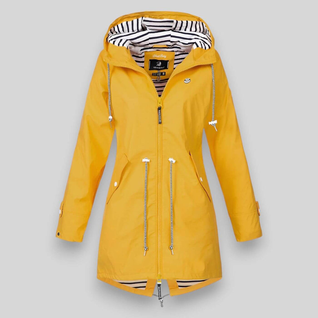 Waterproof Jacket Adjustable Hood for Women