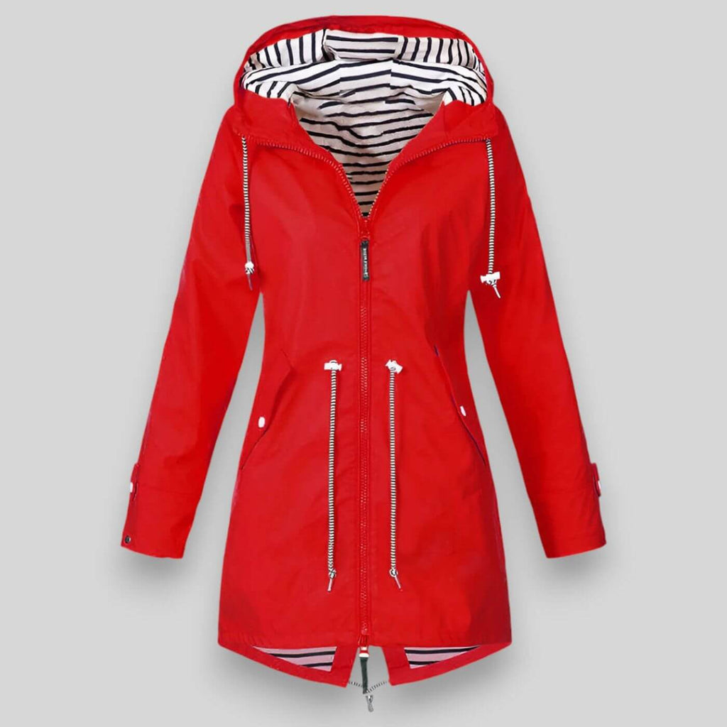 Waterproof Jacket Adjustable Hood for Women
