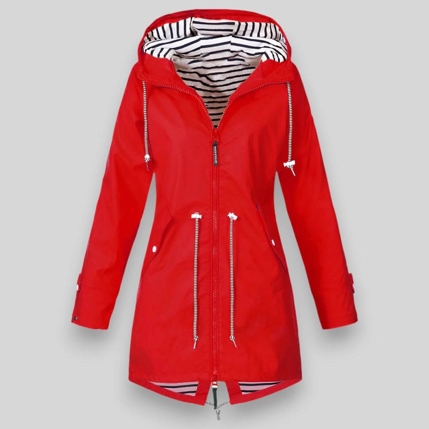 Waterproof Jacket Adjustable Hood for Women