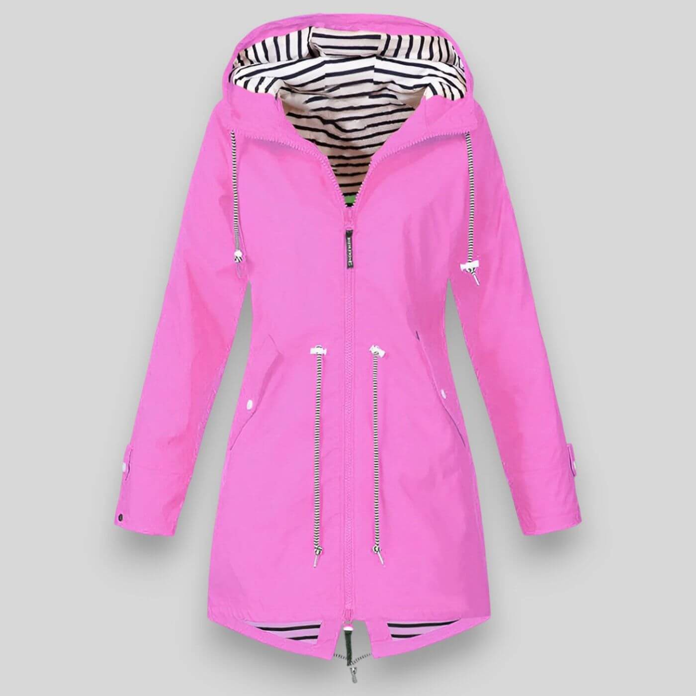 Waterproof Jacket Adjustable Hood for Women