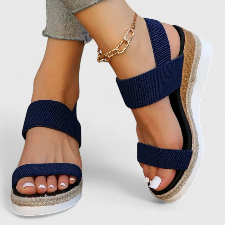 Wedge Sandals Elastic Band for Women
