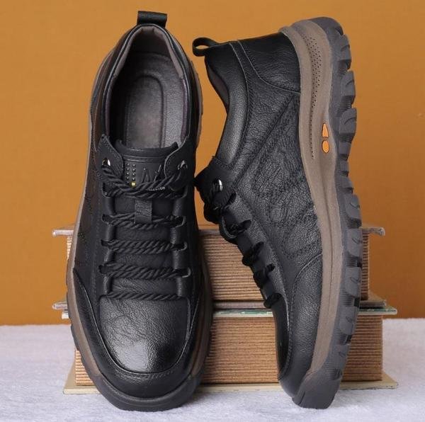 Casual Shoes Faux Leather Lace Up for Men