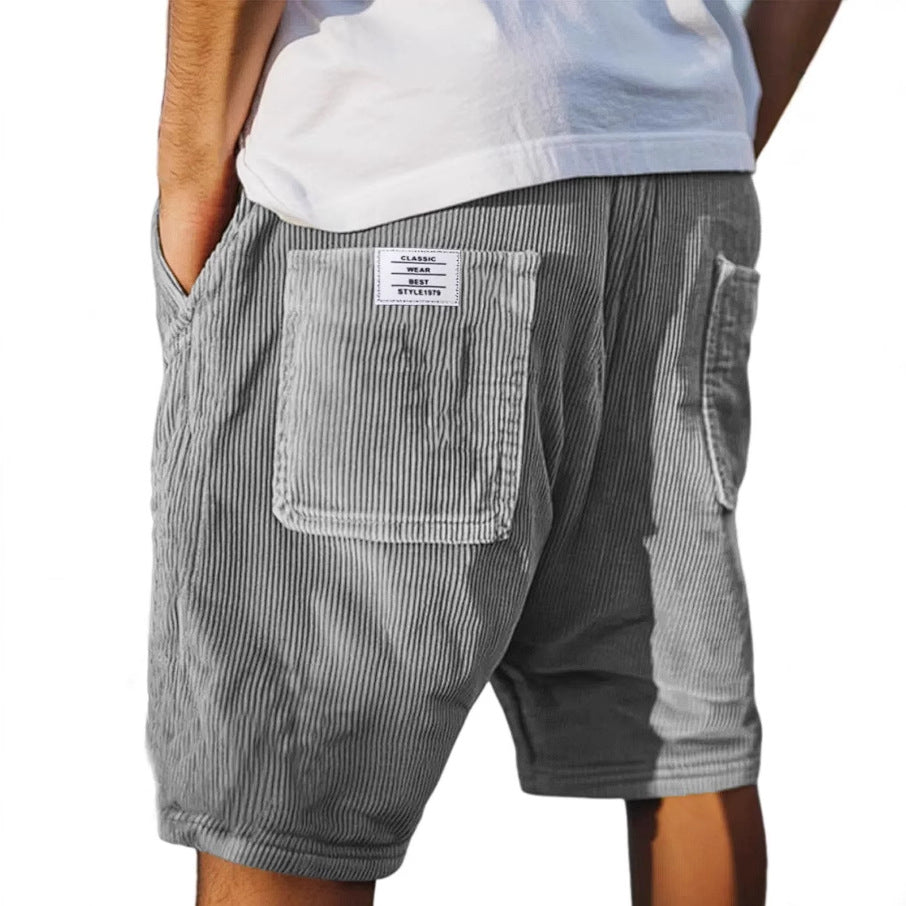 Shorts Corduroy Multi-Pocket for Men