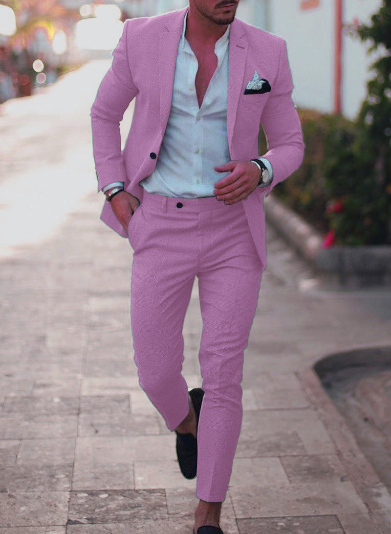 Two-Piece Suit Tailored Fit for Men | Perfect for Business