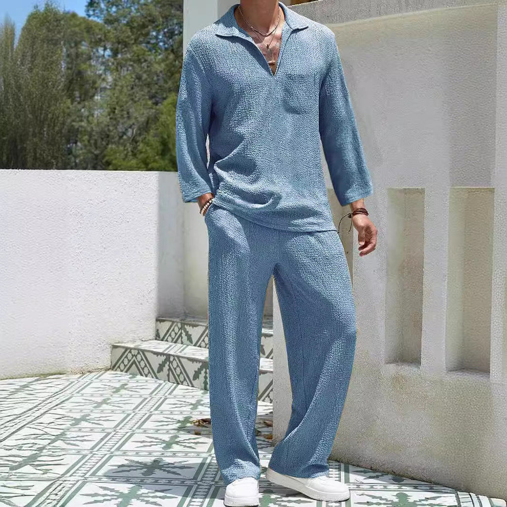 Two-Piece Relaxed Fit Men's Lounge Set | Perfect for Everyday Wear