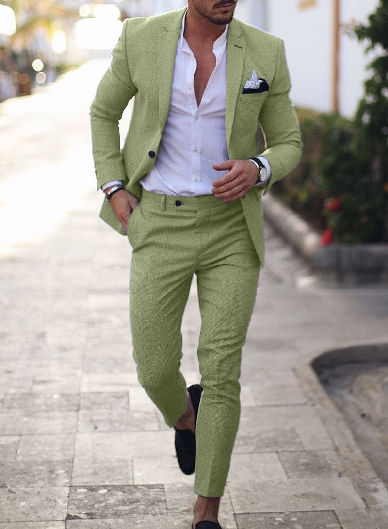 Two-Piece Suit Tailored Fit for Men | Perfect for Business