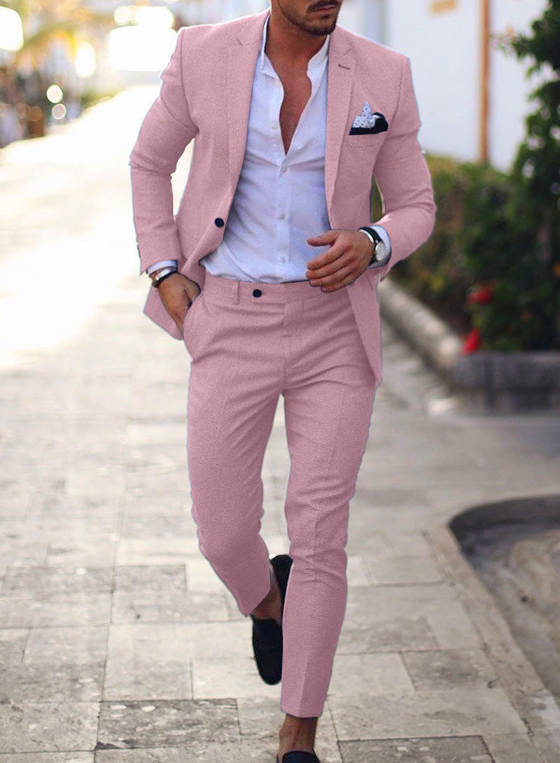 Two-Piece Suit Tailored Fit for Men | Perfect for Business