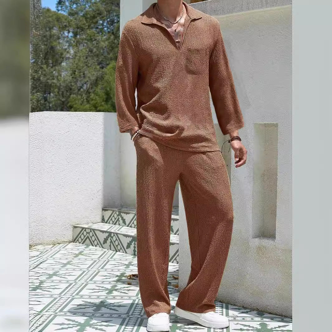 Two-Piece Relaxed Fit Men's Lounge Set | Perfect for Everyday Wear