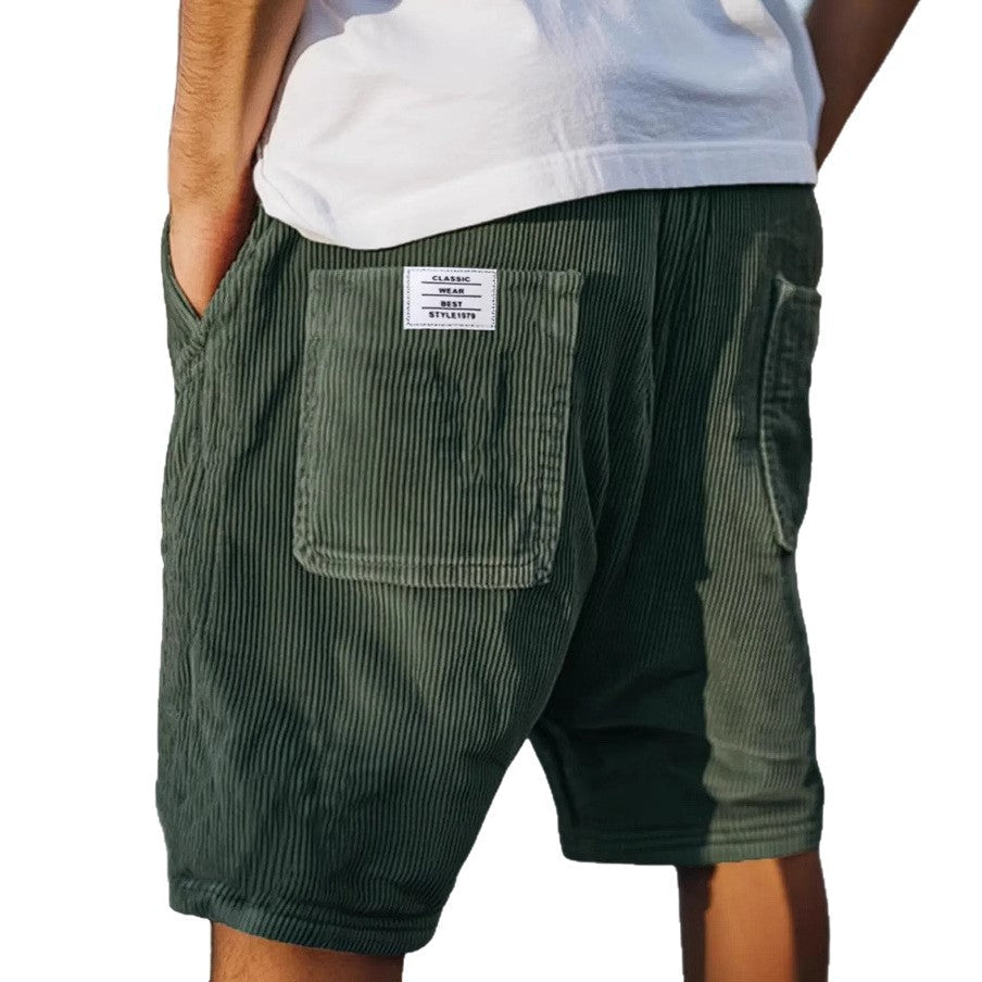 Shorts Corduroy Multi-Pocket for Men