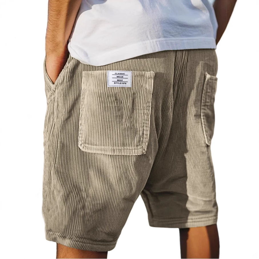 Shorts Corduroy Multi-Pocket for Men