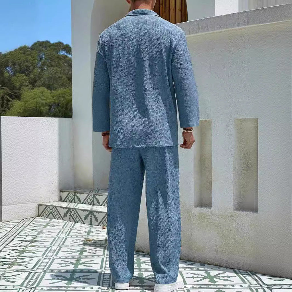 Two-Piece Relaxed Fit Men's Lounge Set | Perfect for Everyday Wear