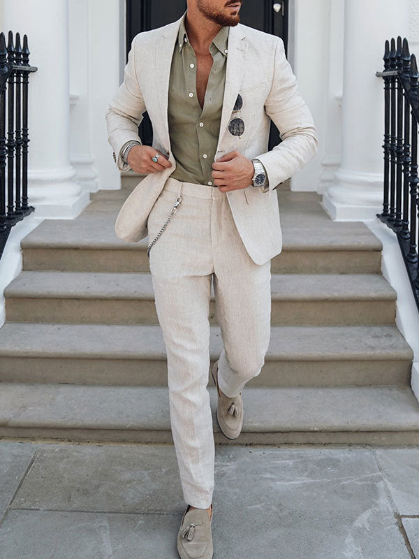 Two-Piece Suit Tailored Fit for Men | Perfect for Business