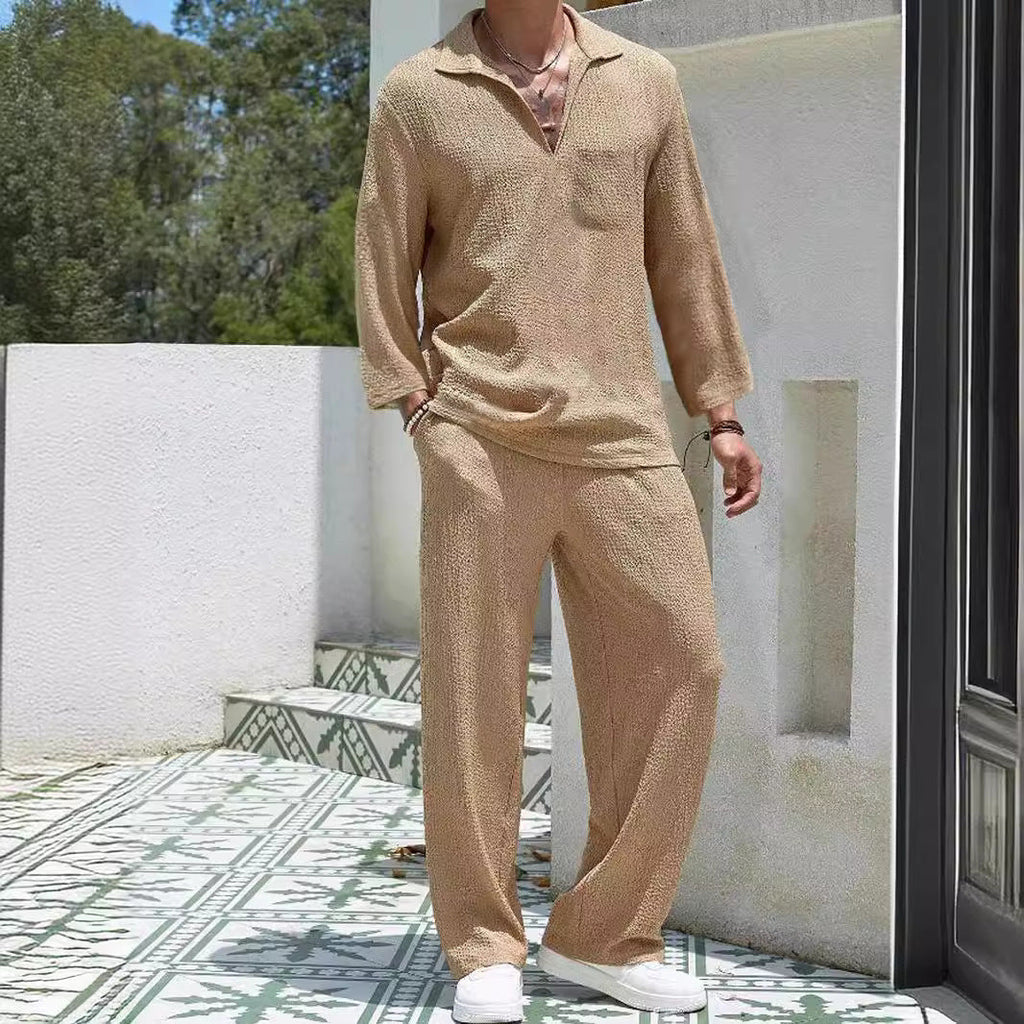 Two-Piece Relaxed Fit Men's Lounge Set | Perfect for Everyday Wear