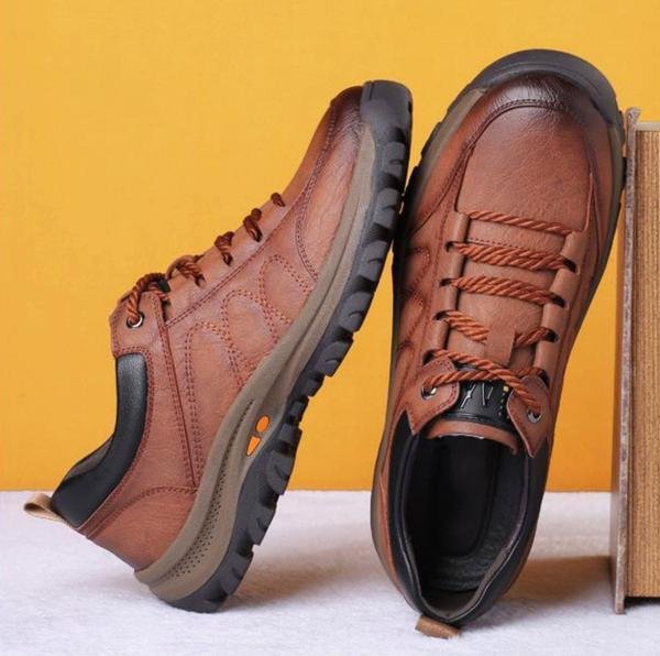 Casual Shoes Faux Leather Lace Up for Men