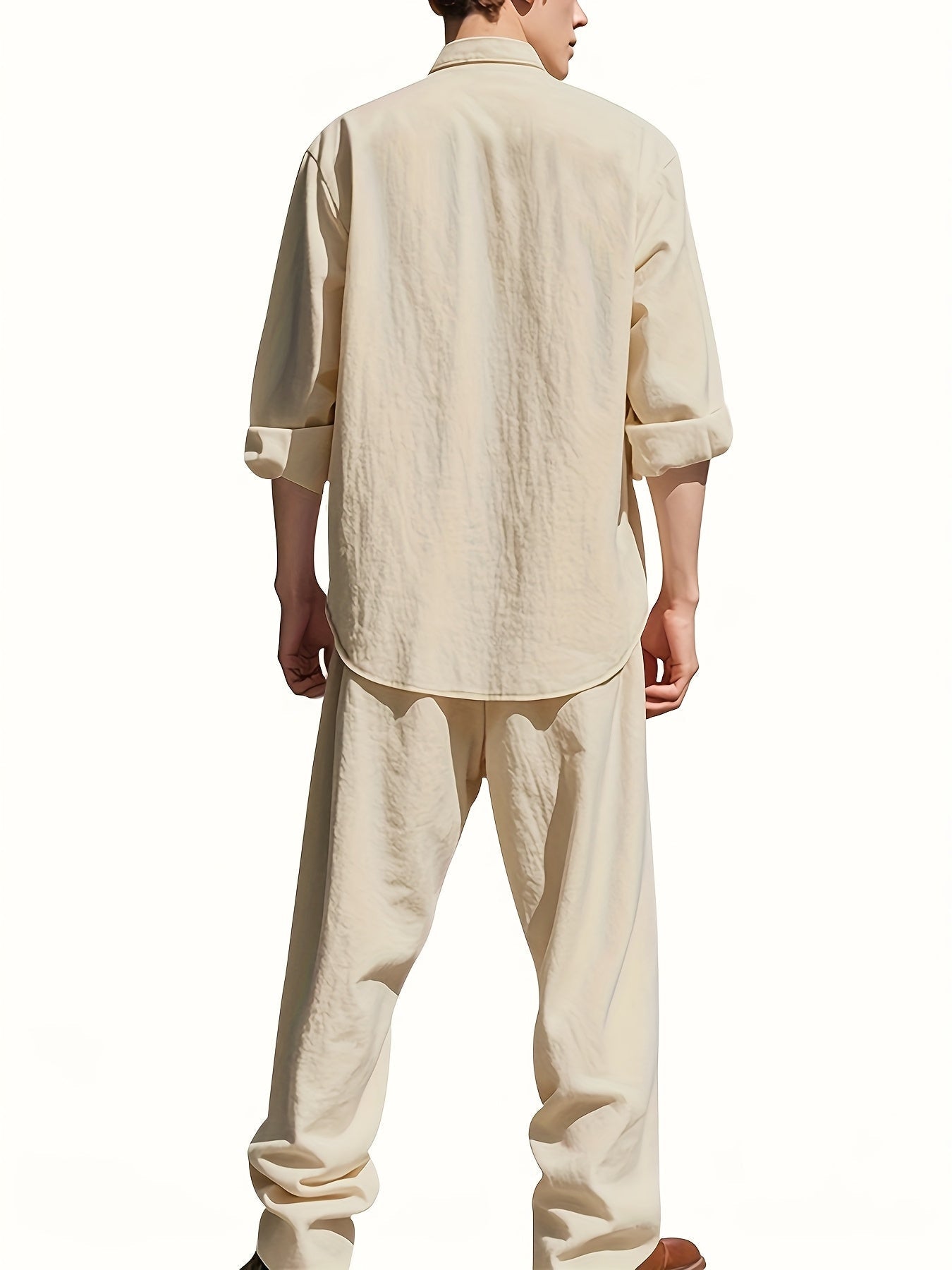 Men's Relaxed Fit Linen Suit | Perfect for Summer