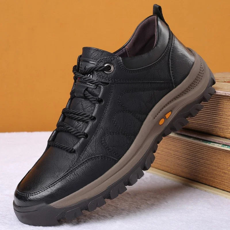 Casual Shoes Faux Leather Lace Up for Men