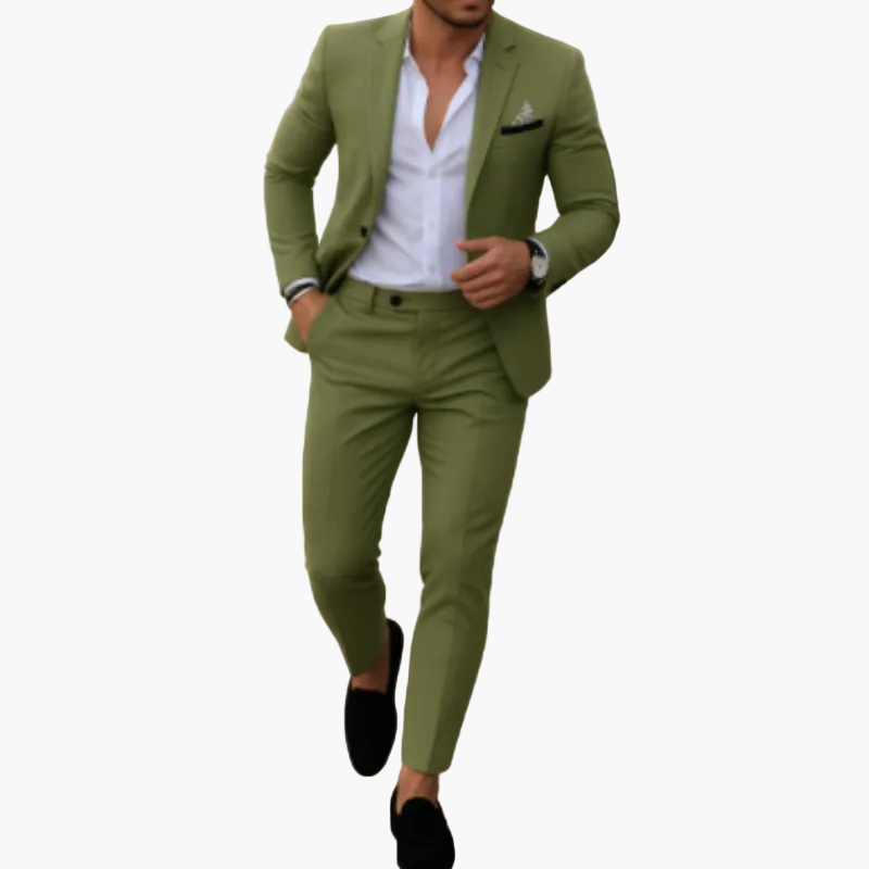 Men's Suit Two-Piece Set Tailored Fit | Perfect for Summer Occasions