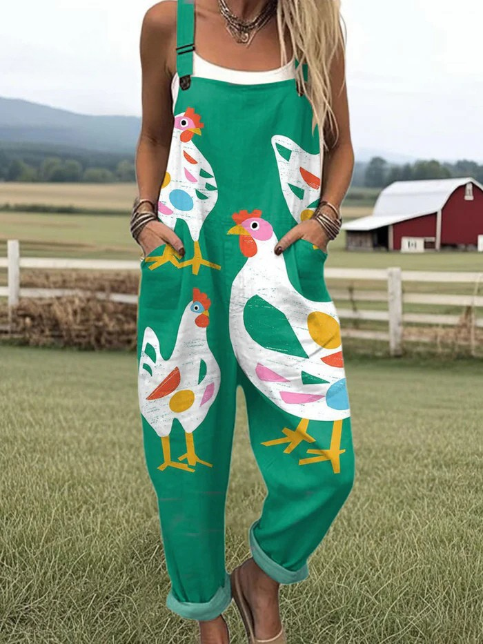 Jumpsuit Colorful Print for Women