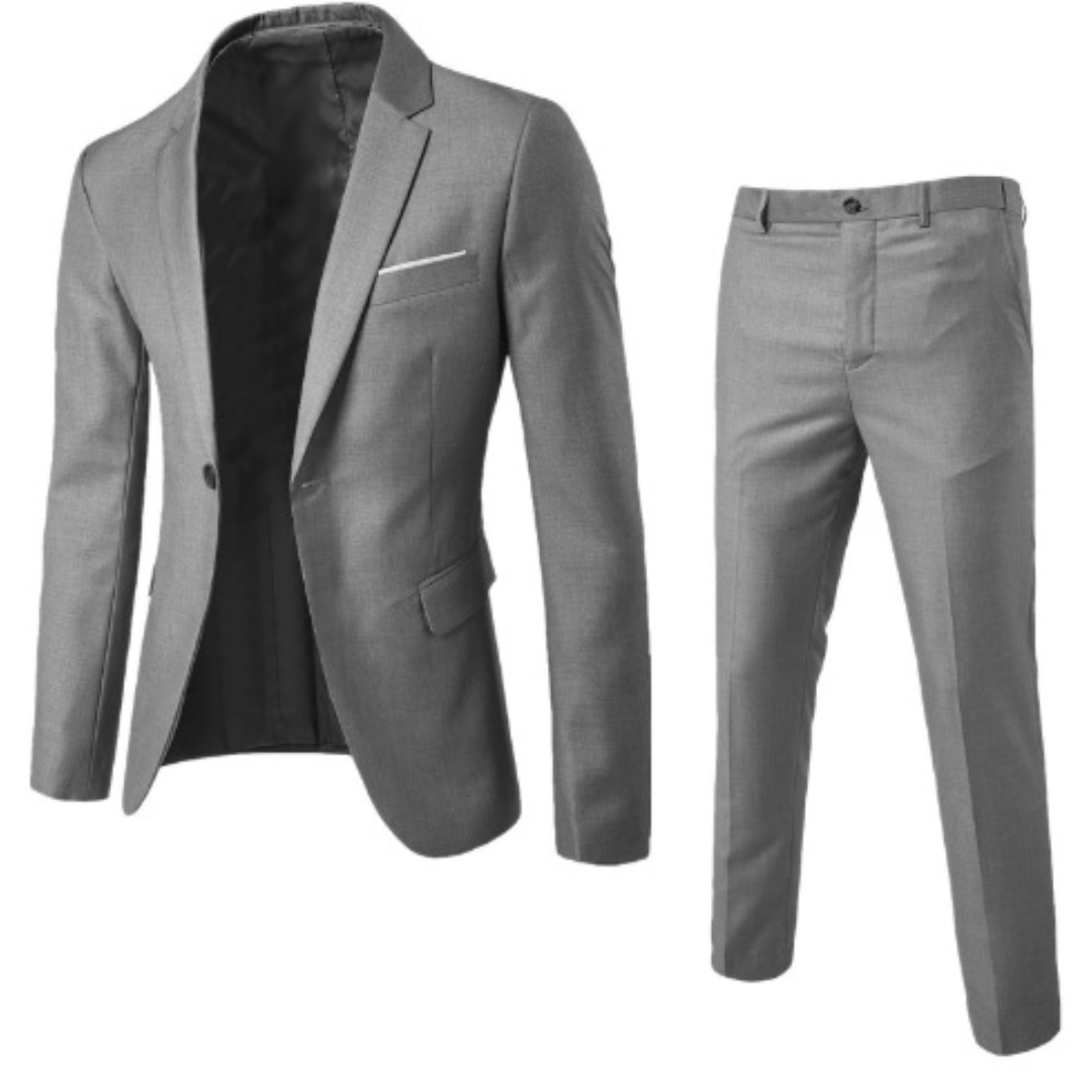 Slim Fit Suit with Jacket and Pants for Men | Perfect for Formal Occasions