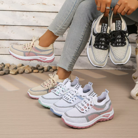 Athletic Shoes Breathable Fly-Knit for Women