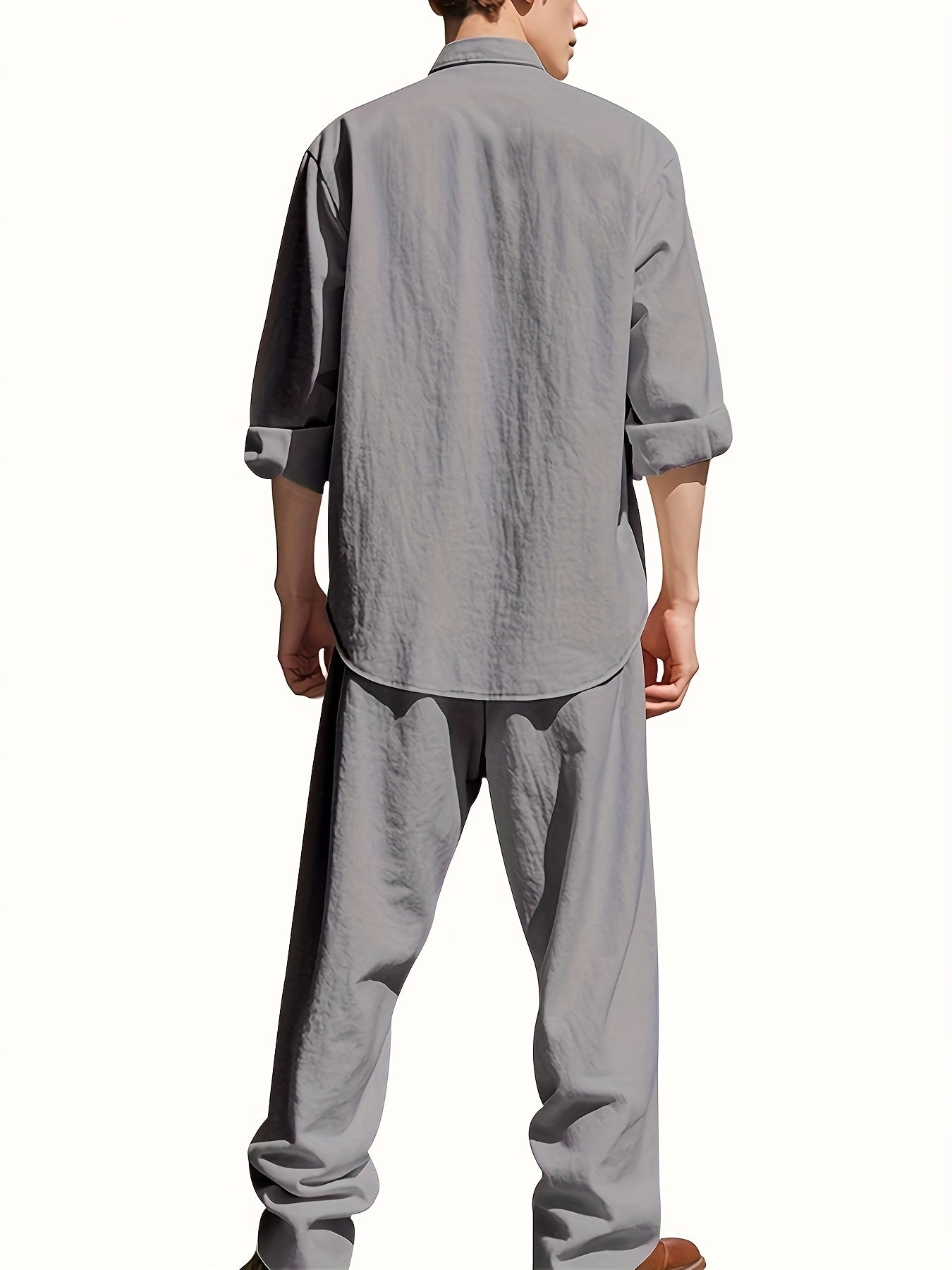 Men's Relaxed Fit Linen Suit | Perfect for Summer