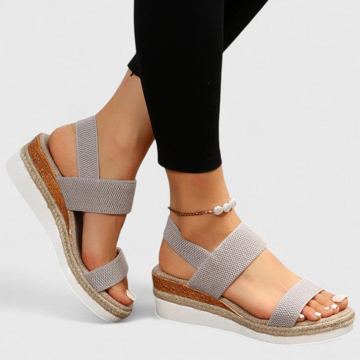 Wedge Sandals Elastic Band for Women
