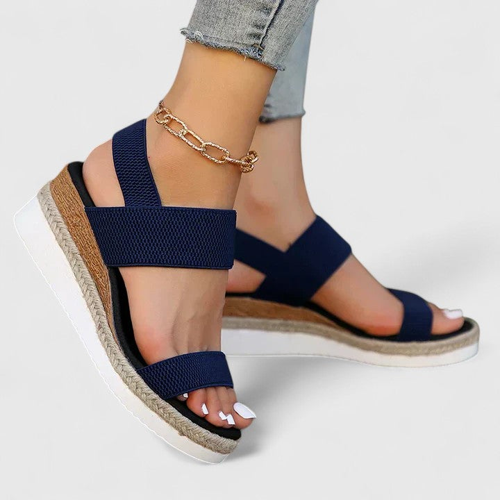 Wedge Sandals Elastic Band for Women