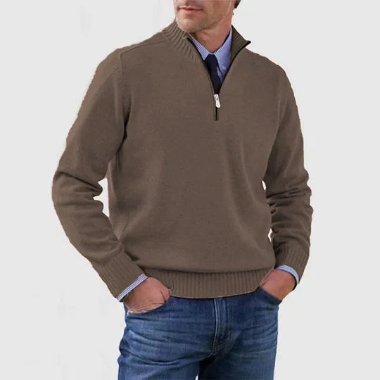 Pullover Sweater Half-Zip for Men