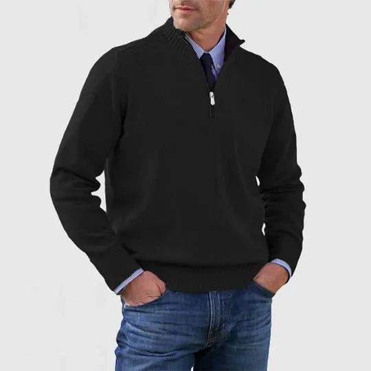 Pullover Sweater Half-Zip for Men
