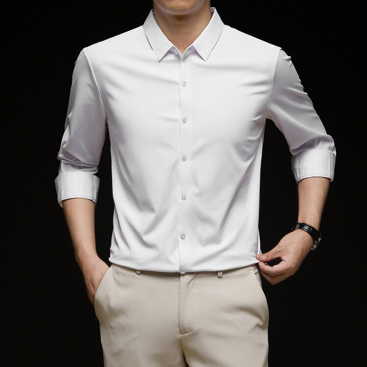 Shirt Slim Fit Long Sleeve Button Down for Men