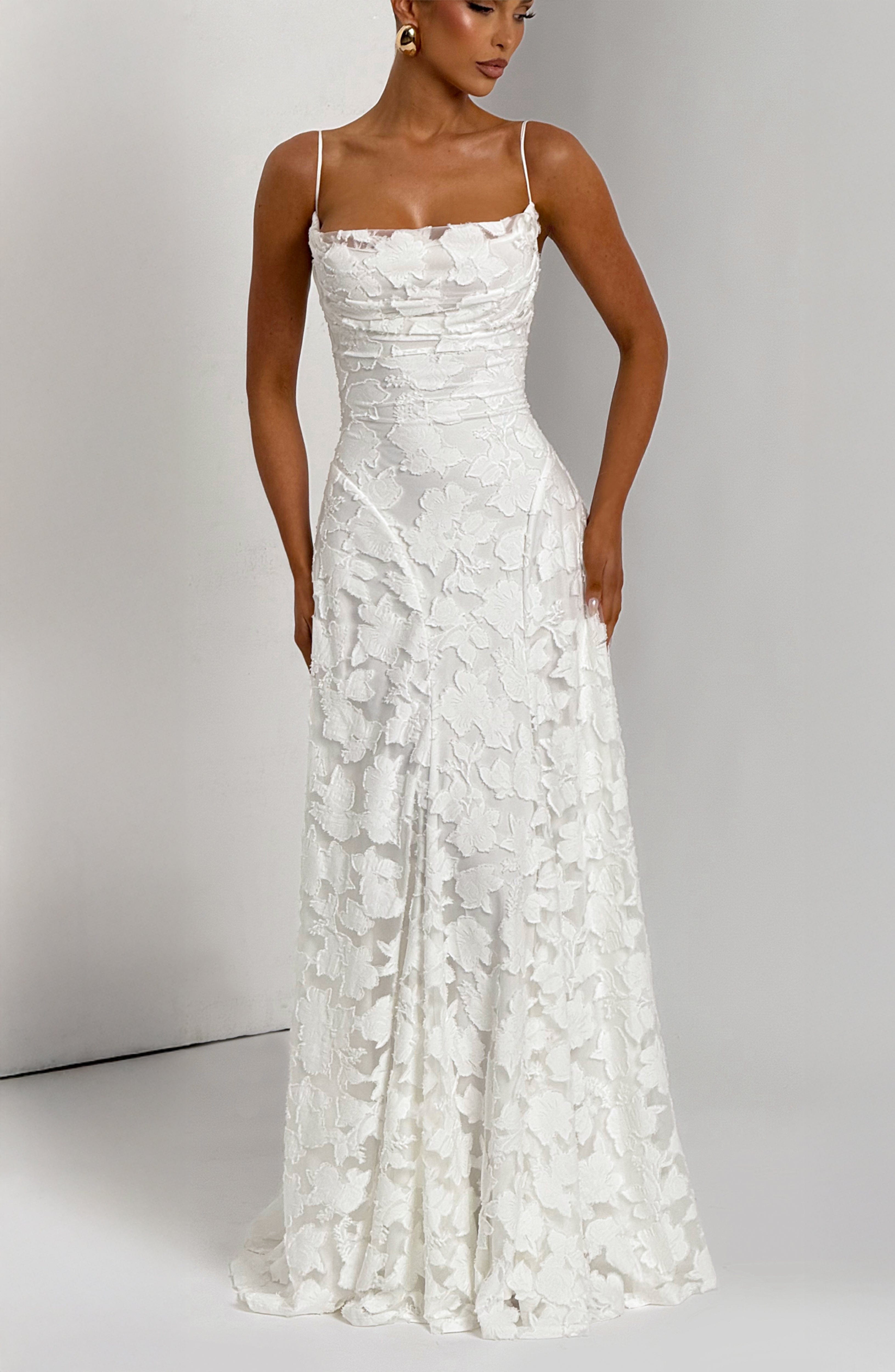 Maxi Dress Draped Neckline for Women | Perfect for Going Out