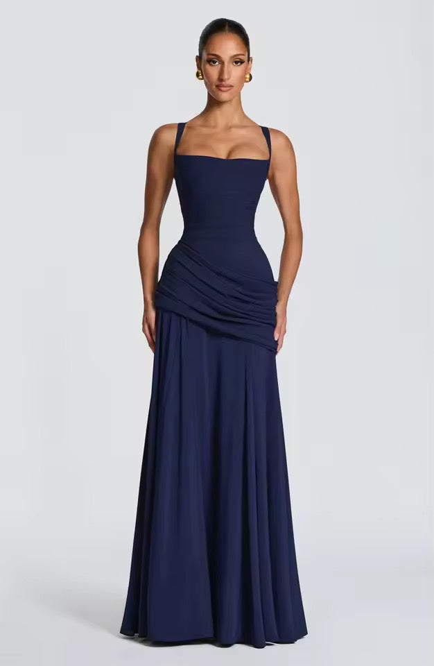 Maxi Dress Sleeveless Waist-Cinching for Women | Perfect for Summer