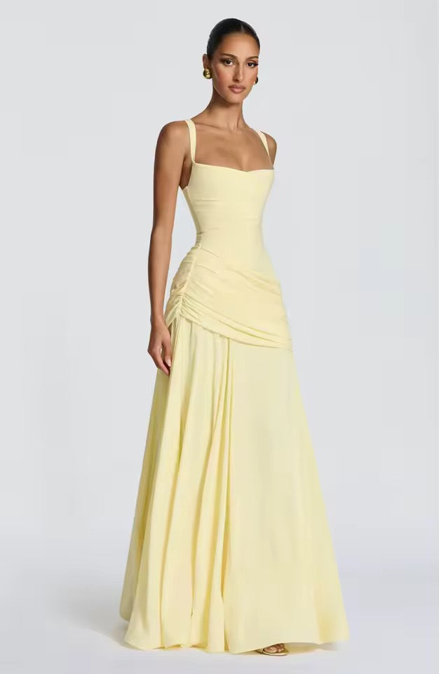Maxi Dress Sleeveless Waist-Cinching for Women | Perfect for Summer
