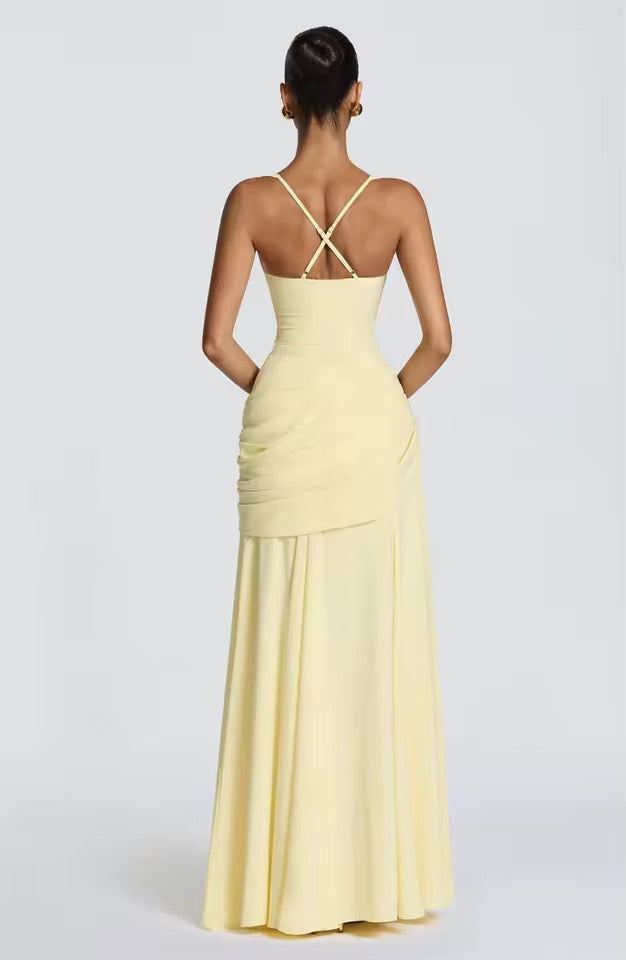 Maxi Dress Sleeveless Waist-Cinching for Women | Perfect for Summer