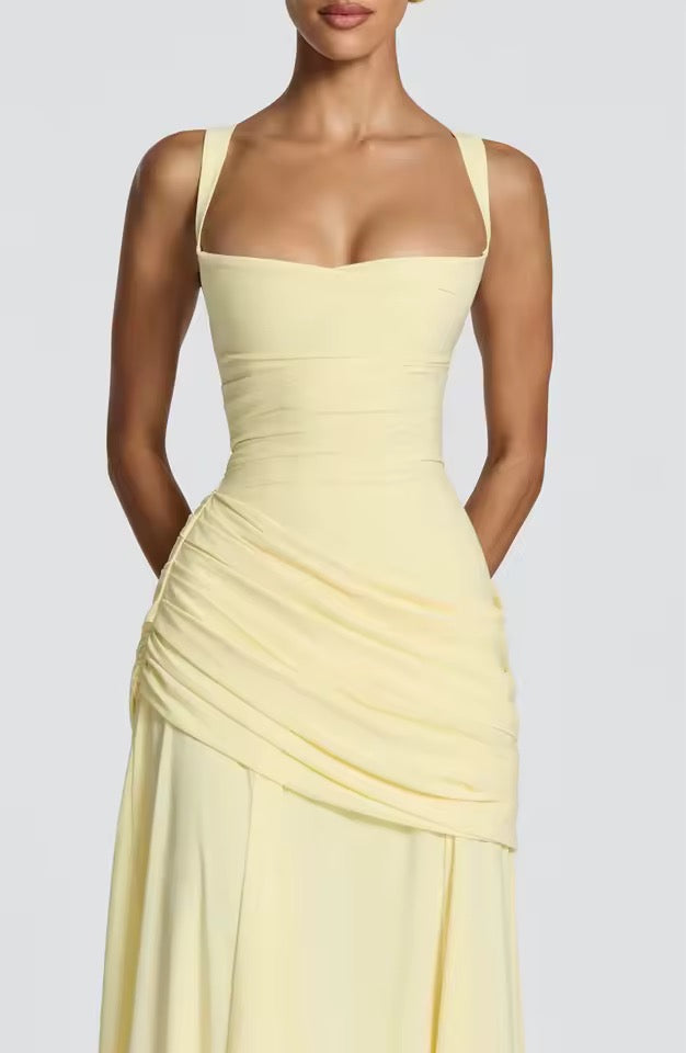 Maxi Dress Sleeveless Waist-Cinching for Women | Perfect for Summer