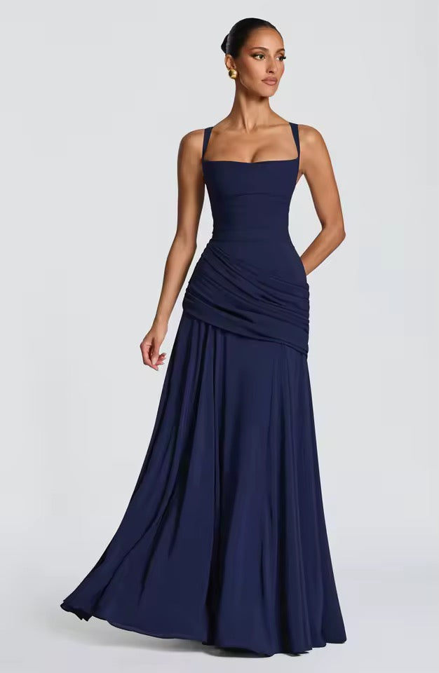 Maxi Dress Sleeveless Waist-Cinching for Women | Perfect for Summer