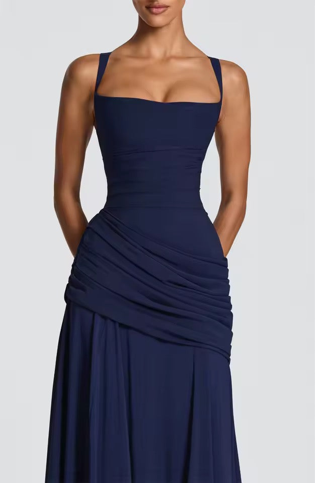 Maxi Dress Sleeveless Waist-Cinching for Women | Perfect for Summer