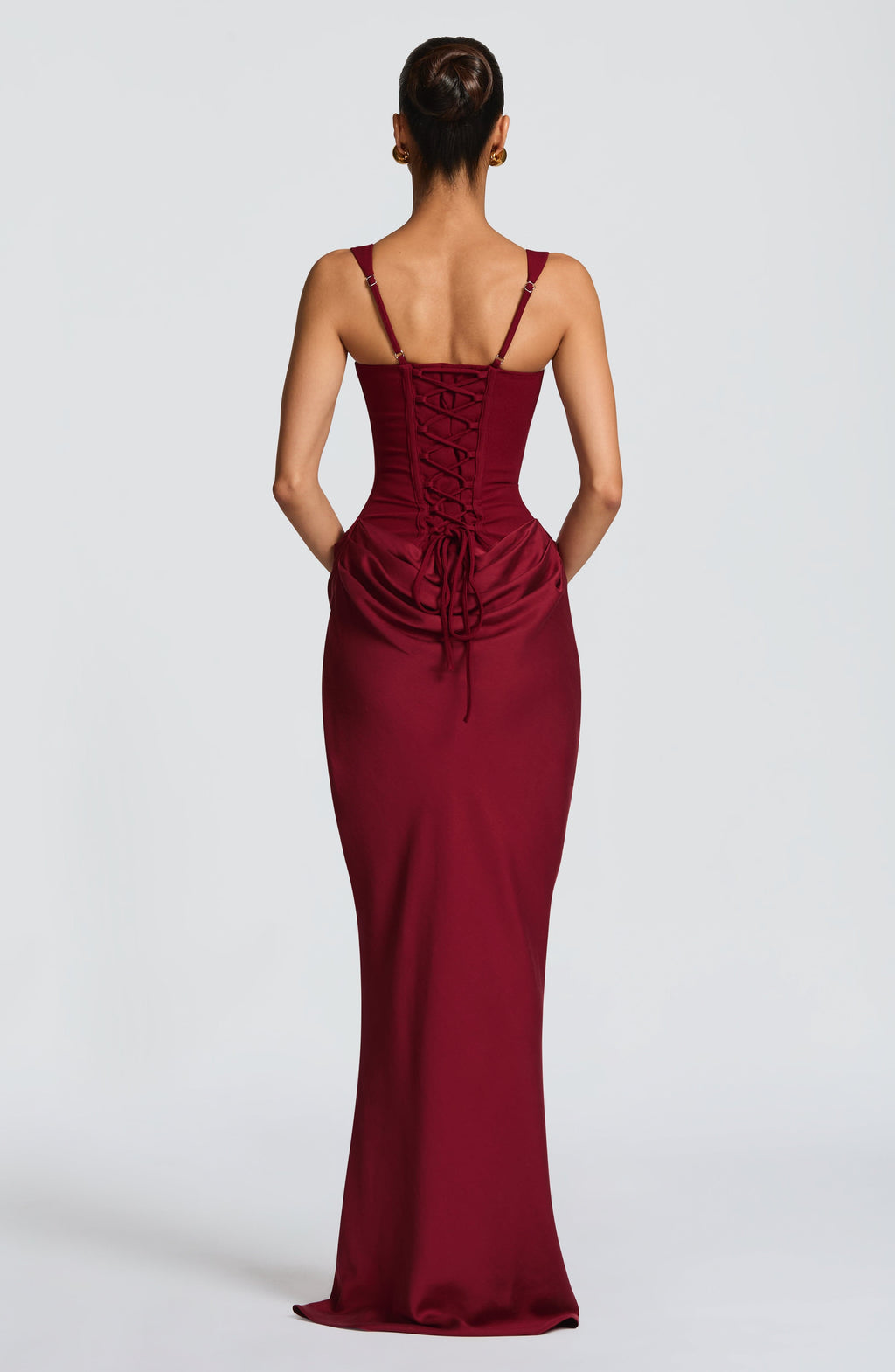 Maxi Dress Corset-Style Wide Straps for Women | Perfect for Evening Wear